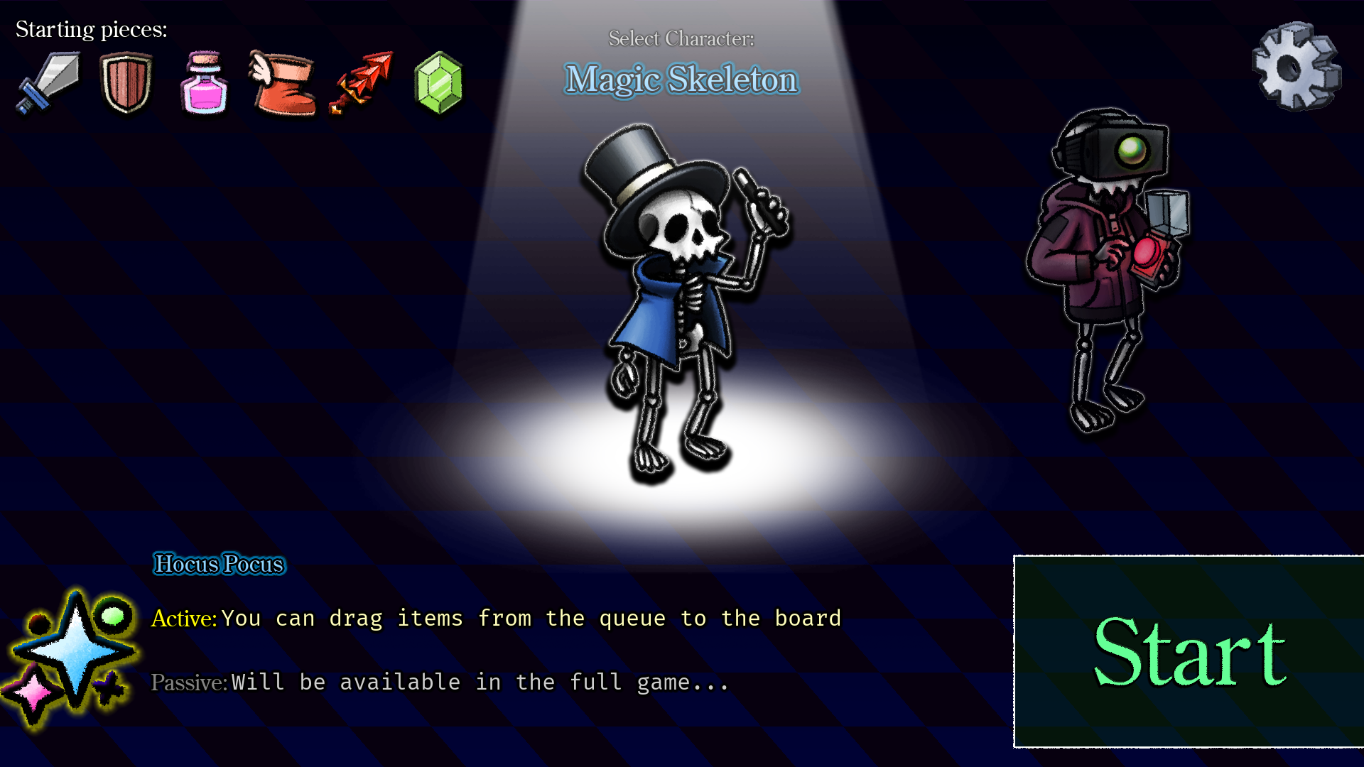 Character select