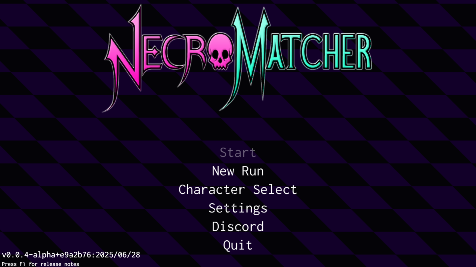 Title screen