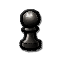 Black pawn treasure